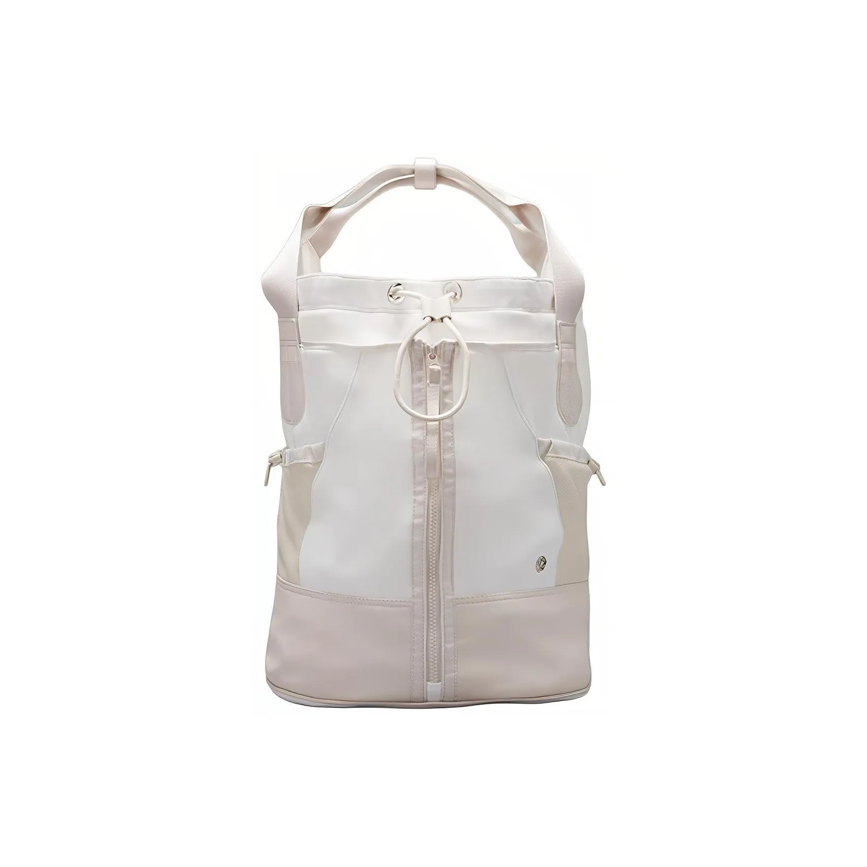 Lululemon Waterproof Fabric Tennis Bag Handbag Regular Women's Ecru
