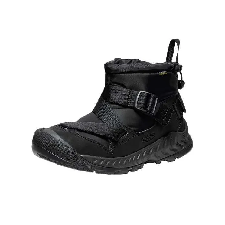KEEN Hoodzerra Thermal Abrasion Resistant Short Outdoor Boots Men's Black