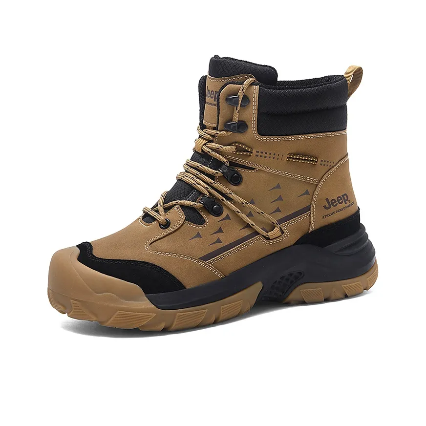 Jeep Martin Boots Men's Khaki/Black