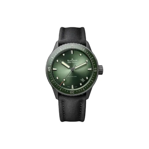 BLANCPAIN Автоматический Механический Движение Мужские Часы 43,6 мм Зеленый