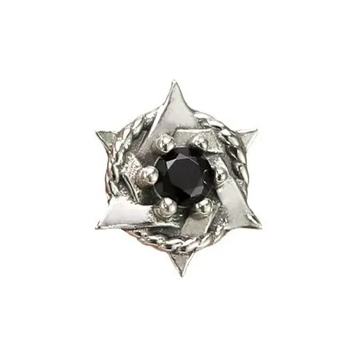 BLESSED BULLET Серьги-гвоздики из меди и сплава мужские