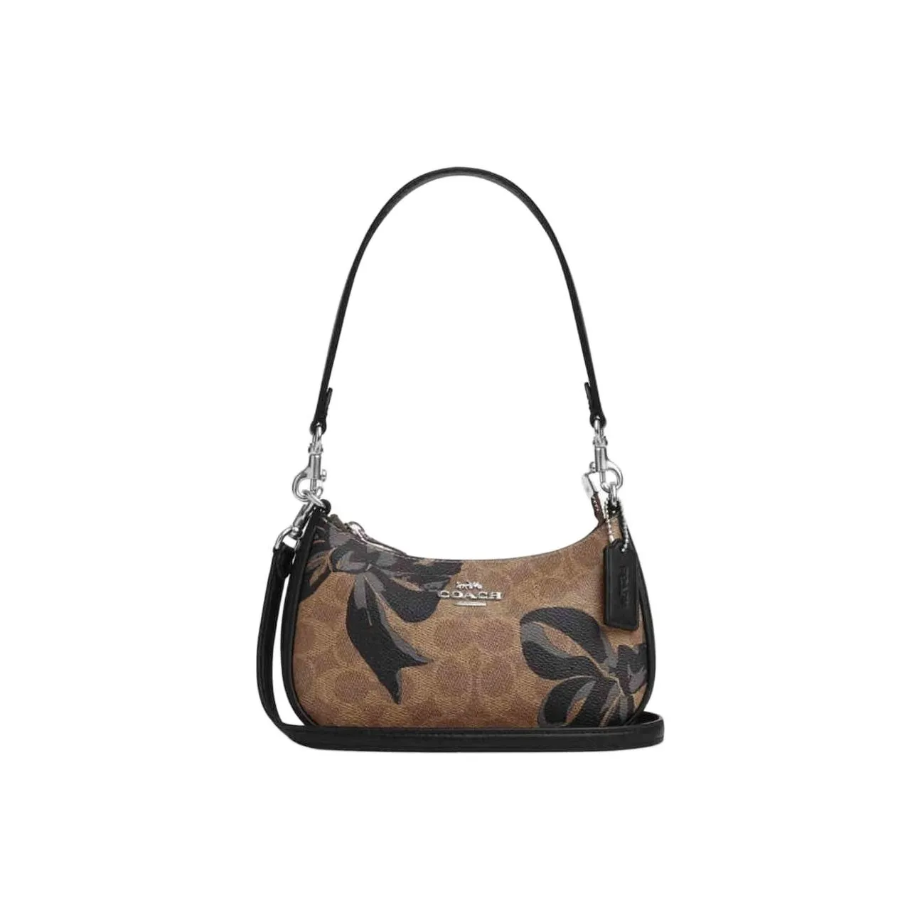 COACH Коровья кожа Сумка Маленькая Женская Хаки и Черная