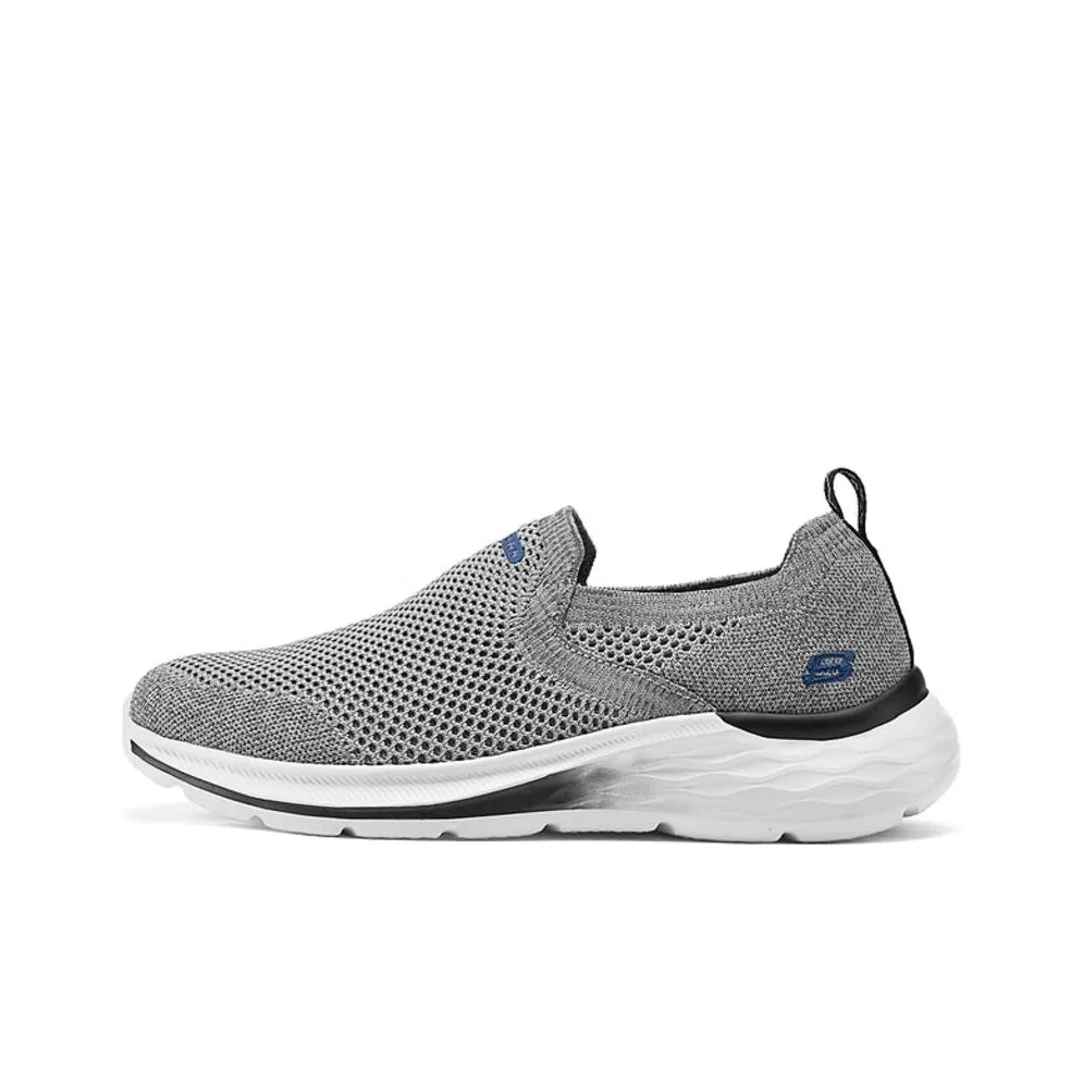 Skechers Casual Casual Shoes Men Low-Top Gray White