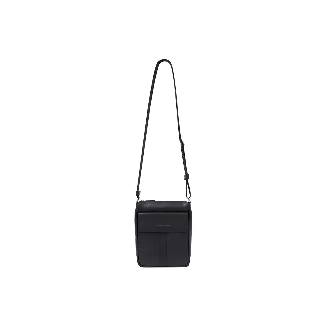FERRAGAMO Leather Small Square Bag Shoulder Bag Crossbody Bag Small Size Men's Black