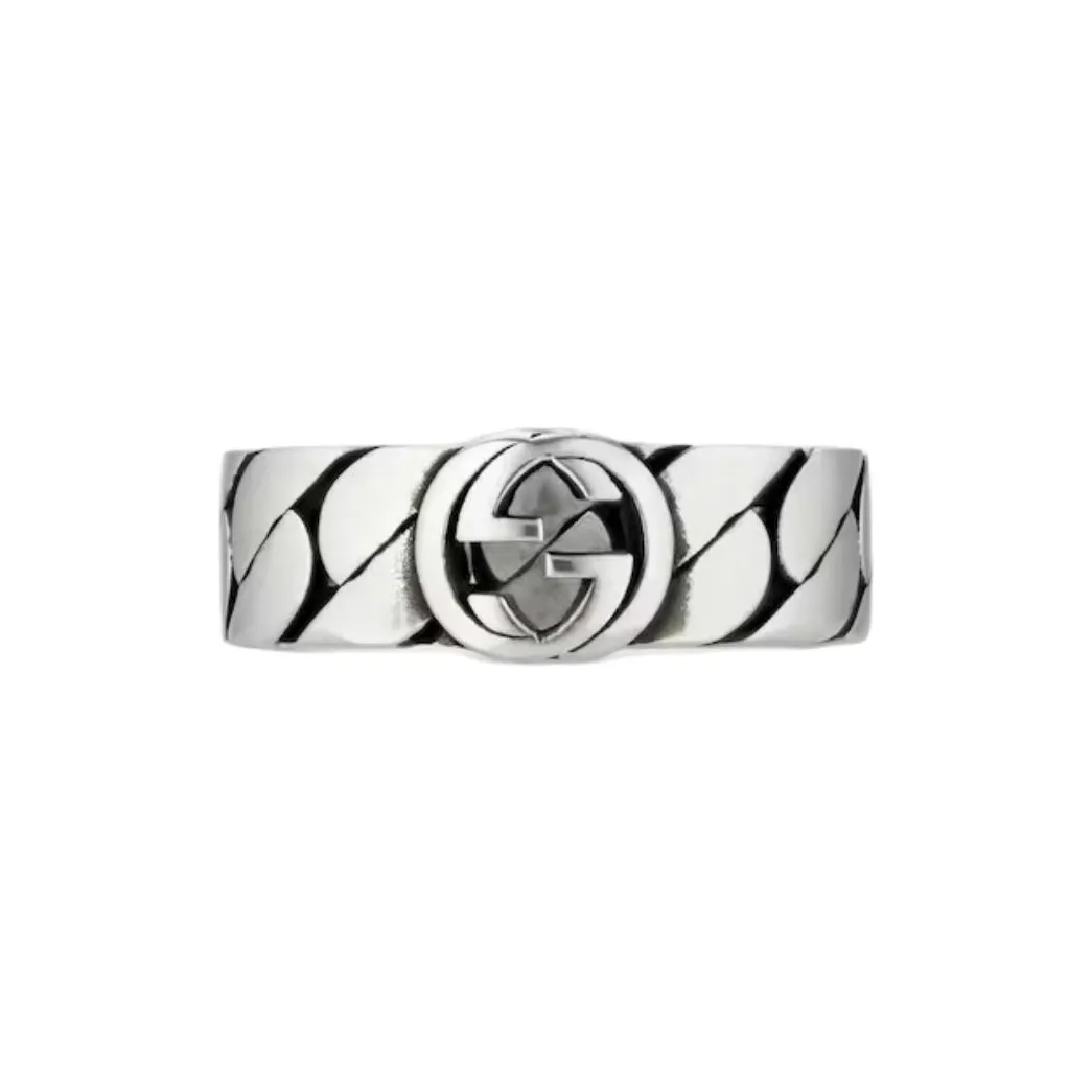 GUCCI GG 925 Sterling Silver Rings Unisex