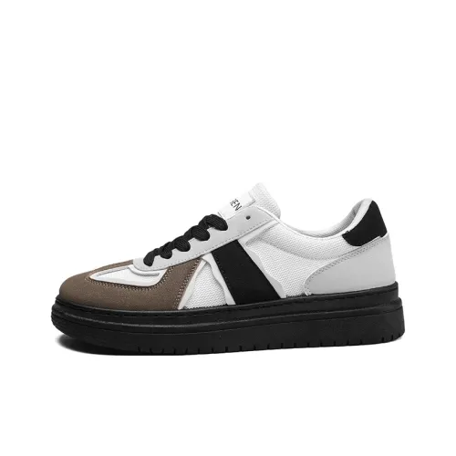 RENBEN Кроссовки для скейтбординга Low Top Серо-коричневые Мужские