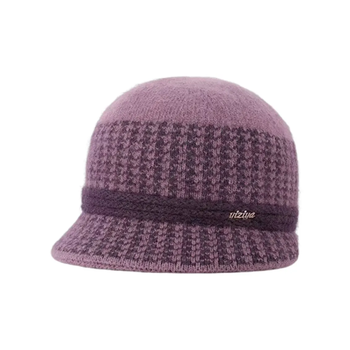 Top Melon Rabbit Fur Beanies Women's