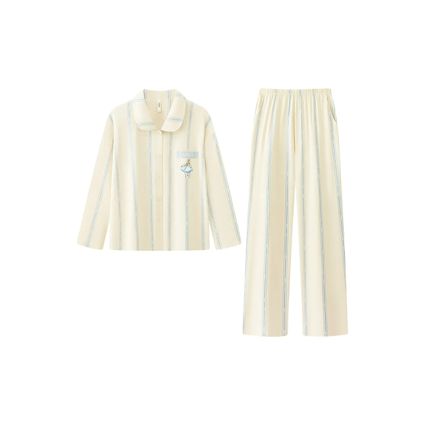 Gongdie x Disney Pajama Set Women's Apricot