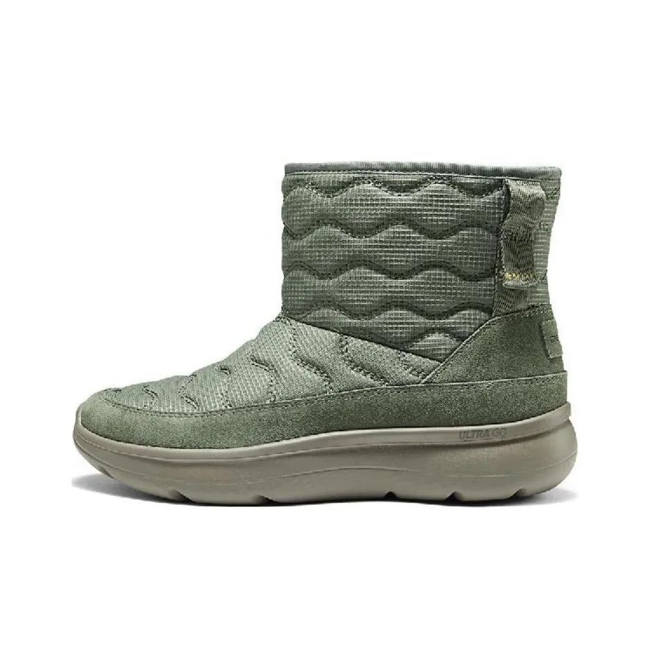 Skechers Короткий MID Голень Сноубутсы Женские Зеленый