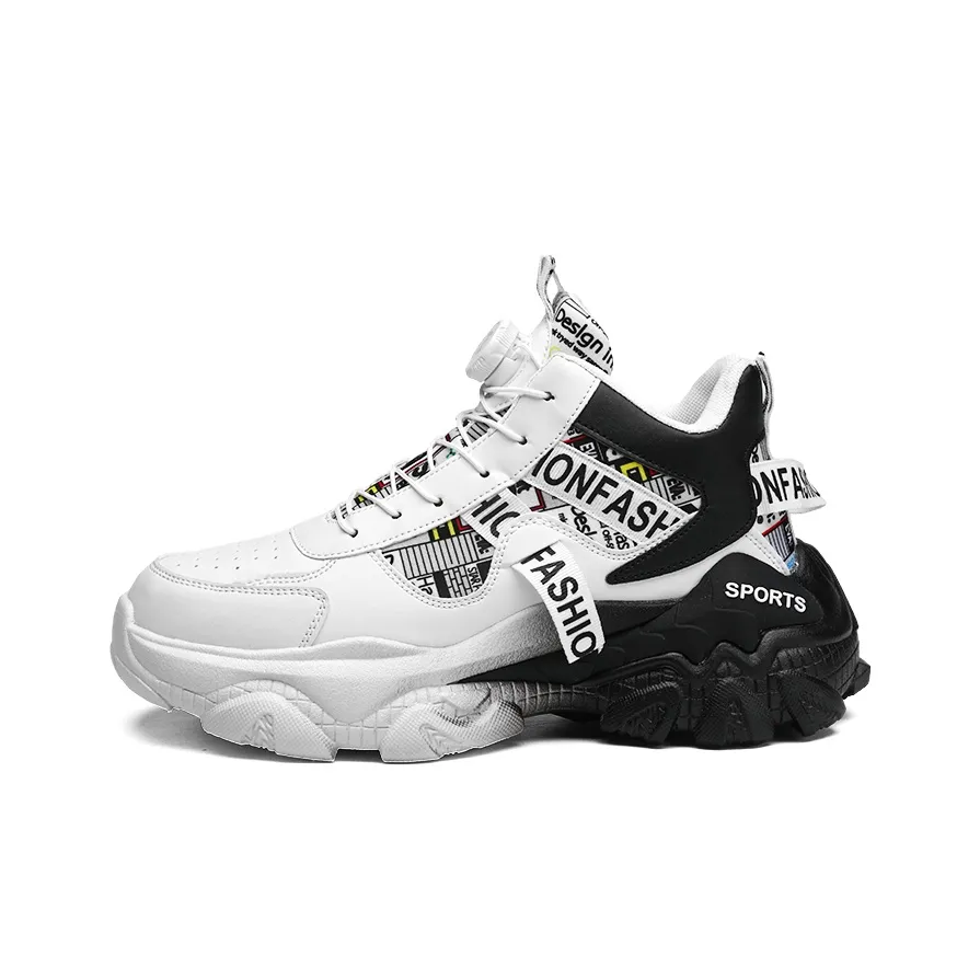 YIVELOVE Устойчивые к истиранию увеличивающие высоту термические высокие кеды мужские