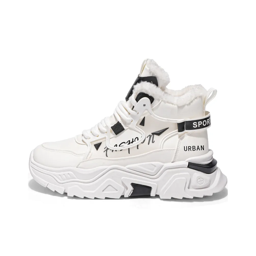 URBAN AUTHENTIC Износостойкий Легкий Водонепроницаемый Стойкий к царапинам MID Топ Толстая подошва Кроссовки Мужские