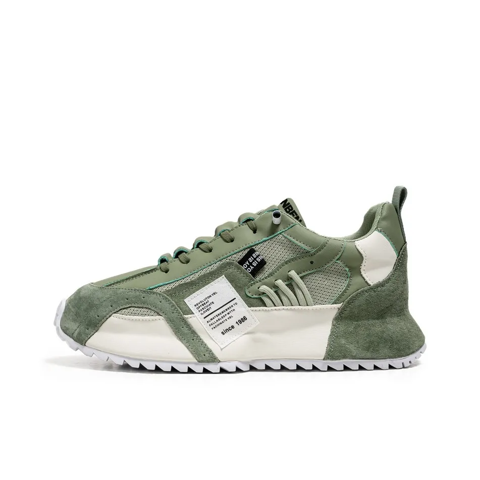 RENBEN Slip Прочный Устойчивый к Износу Дышащий Низкий Топ Кэжуал Мужской Зеленый