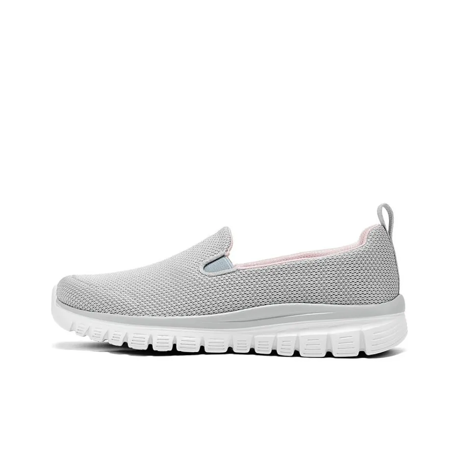 Skechers Sports Life Collection Низкий Топ Casual Женский Серый Розовый