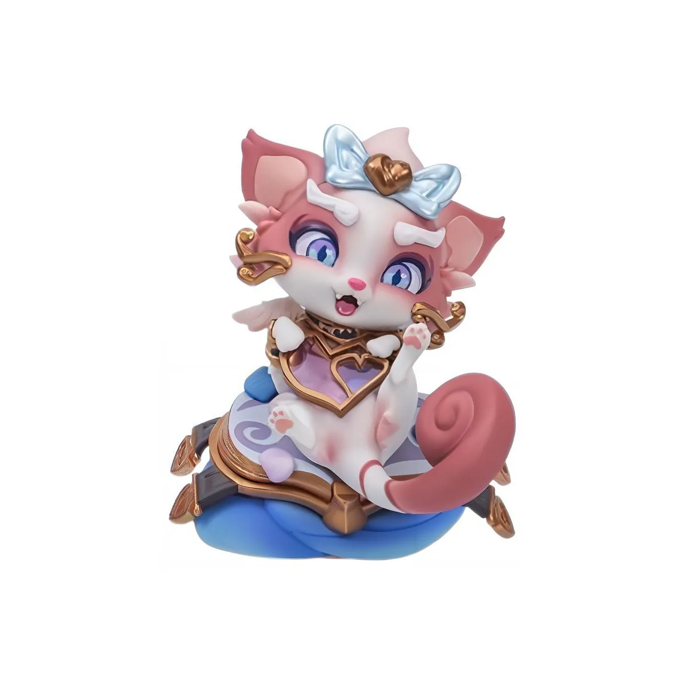 LEAGUE OF LEGENDS Сердце Seeking Котенок Юуми Магическая Кошка Aqua TRULY Прекрасные фигурки в стиле Chibi