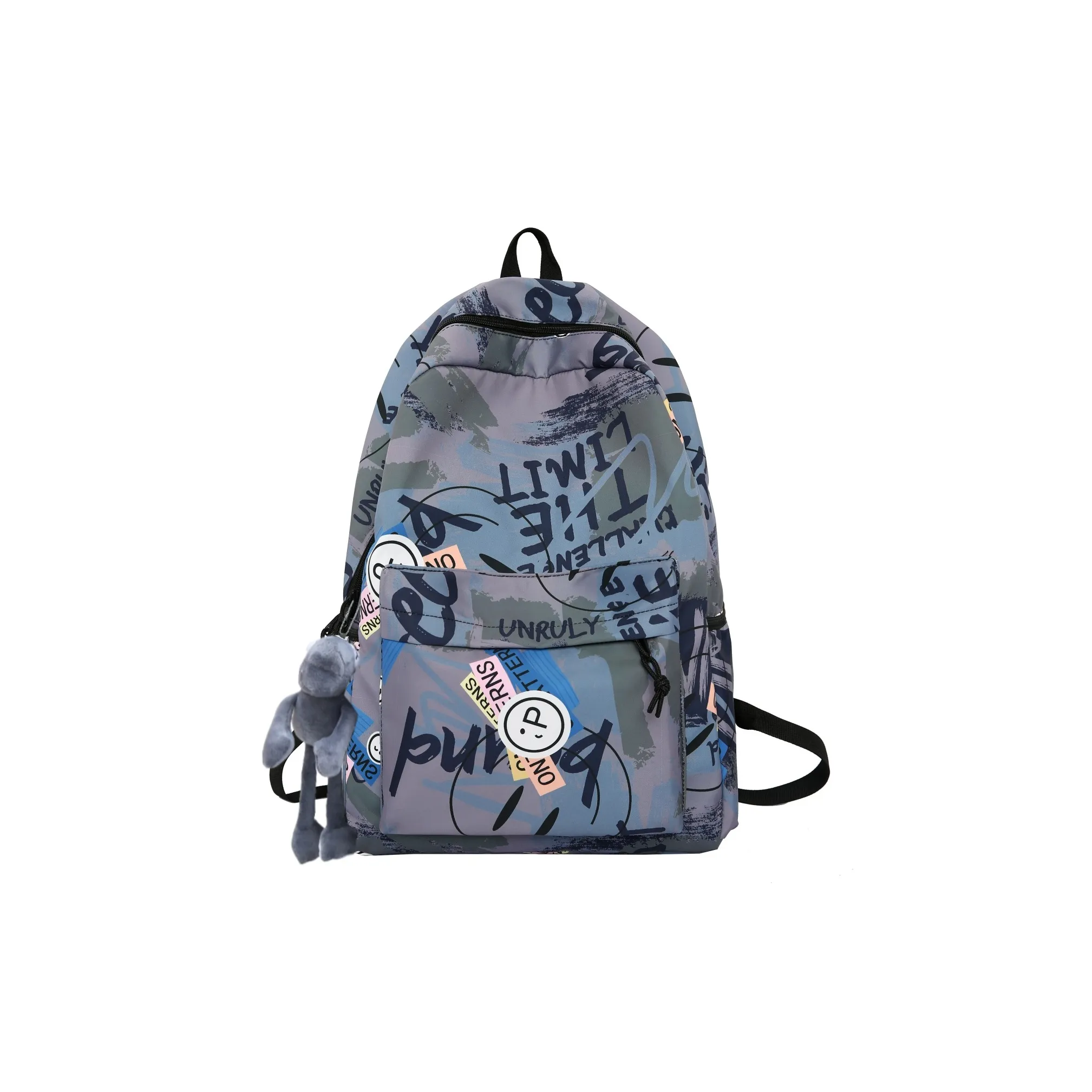 BRABOSTON Nylon Backpack Unisex Black/Khaki/Green/Blue