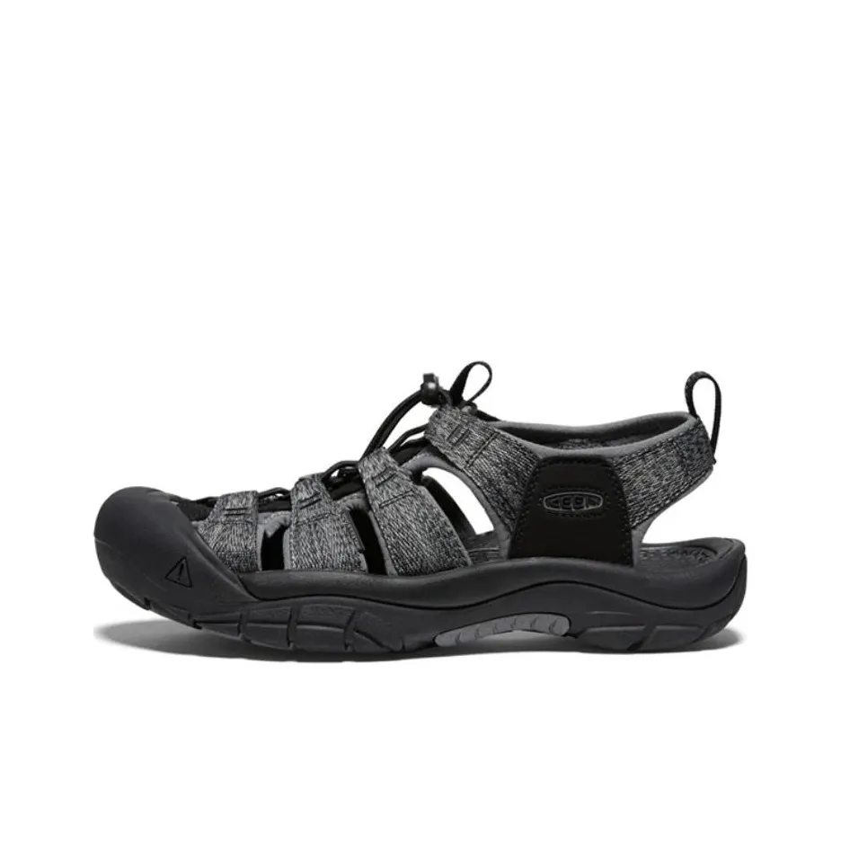 KEEN Newport H2 Дышащая Обувь для треккинга Мужская Черная Серый