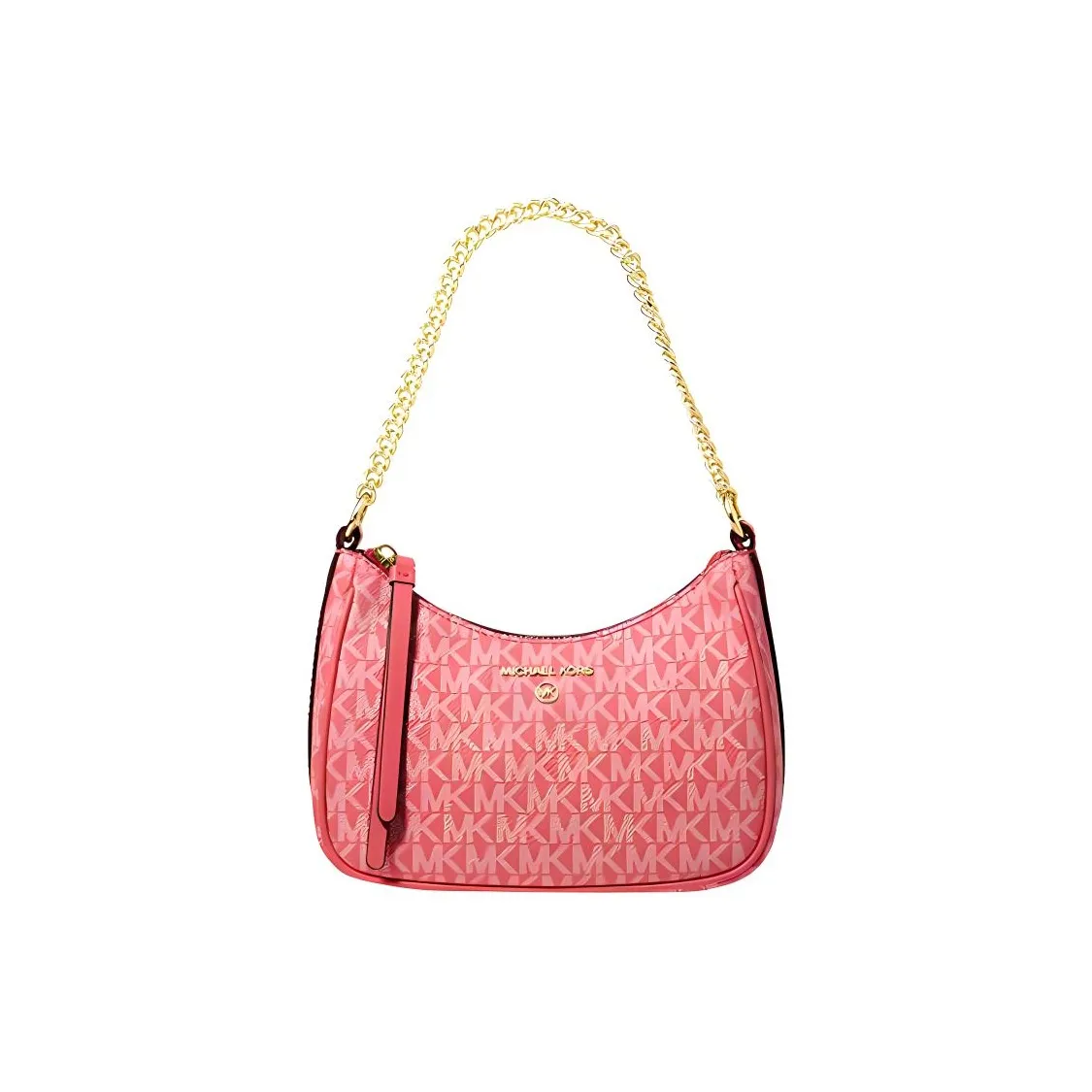 MICHAEL KORS Jet Set Charm Кожаная отделка Сумка на плечо Сумка Сумка через плечо Маленькая Женская Розовая