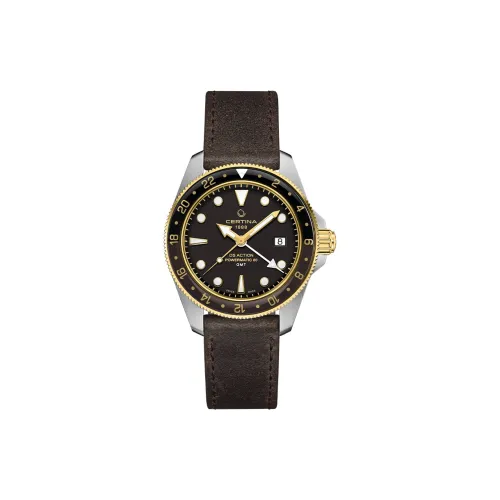 CERTINA Механические Мужские Часы Movement 41 мм Коричневые
