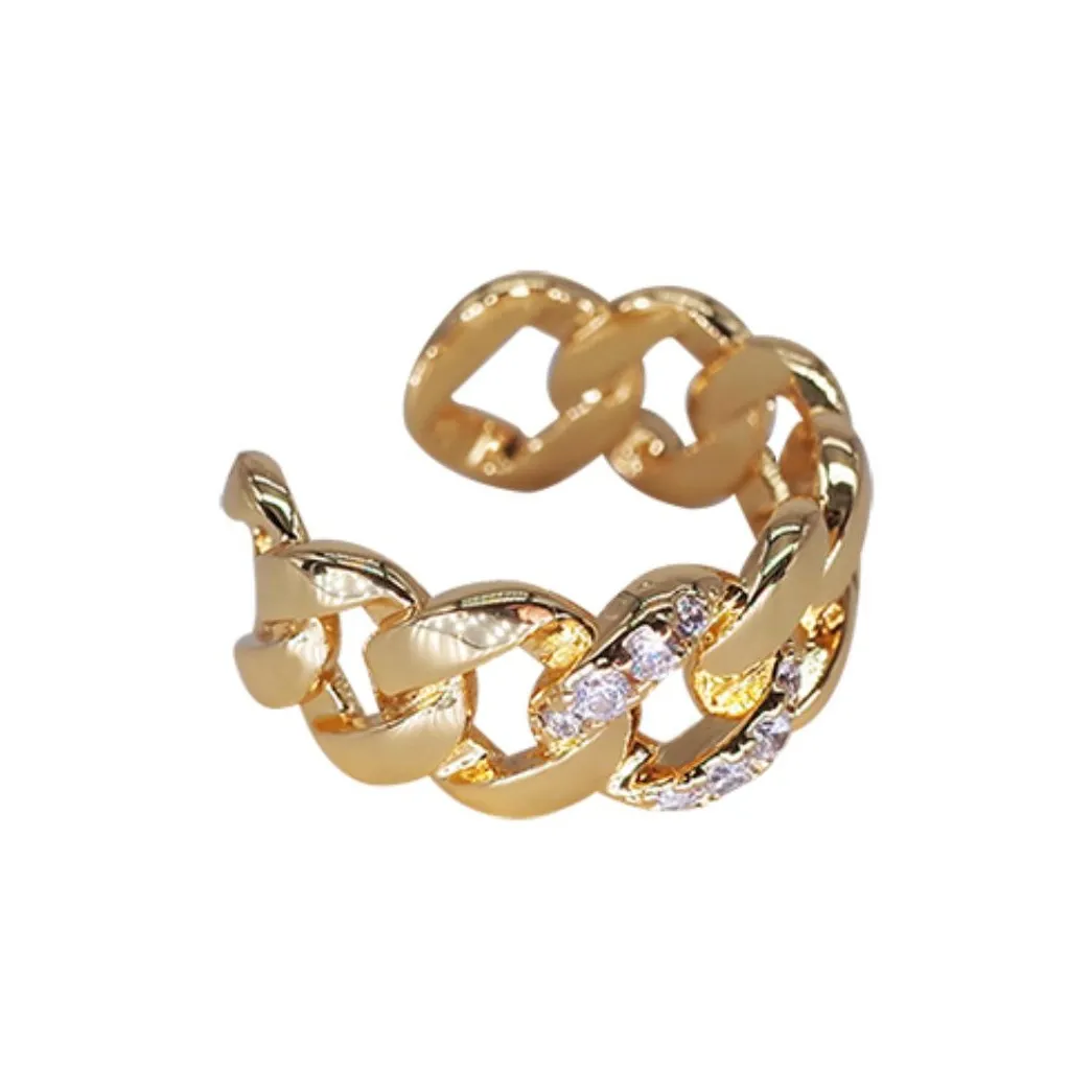 FANGFANGMARCEAU Кольца из латуни с покрытием из 18К золота унисекс