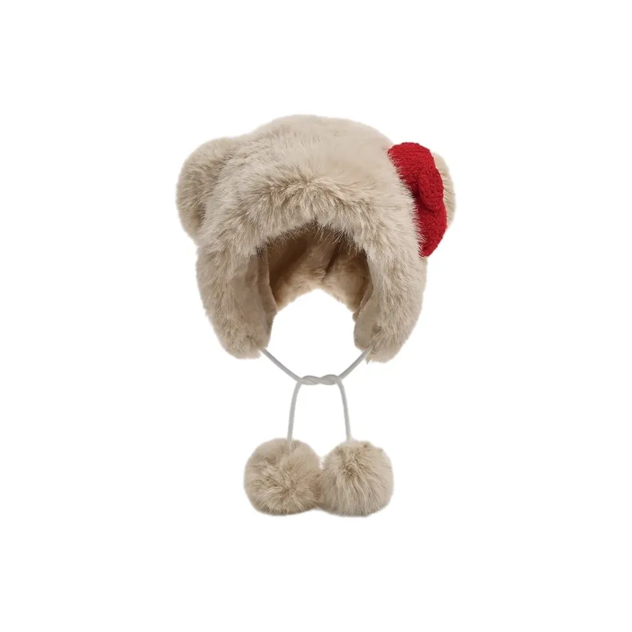 FREE RABBITⅡ Утолщенные термические накладки на уши с плюшевым типом покрытия шапка-ушанка женские