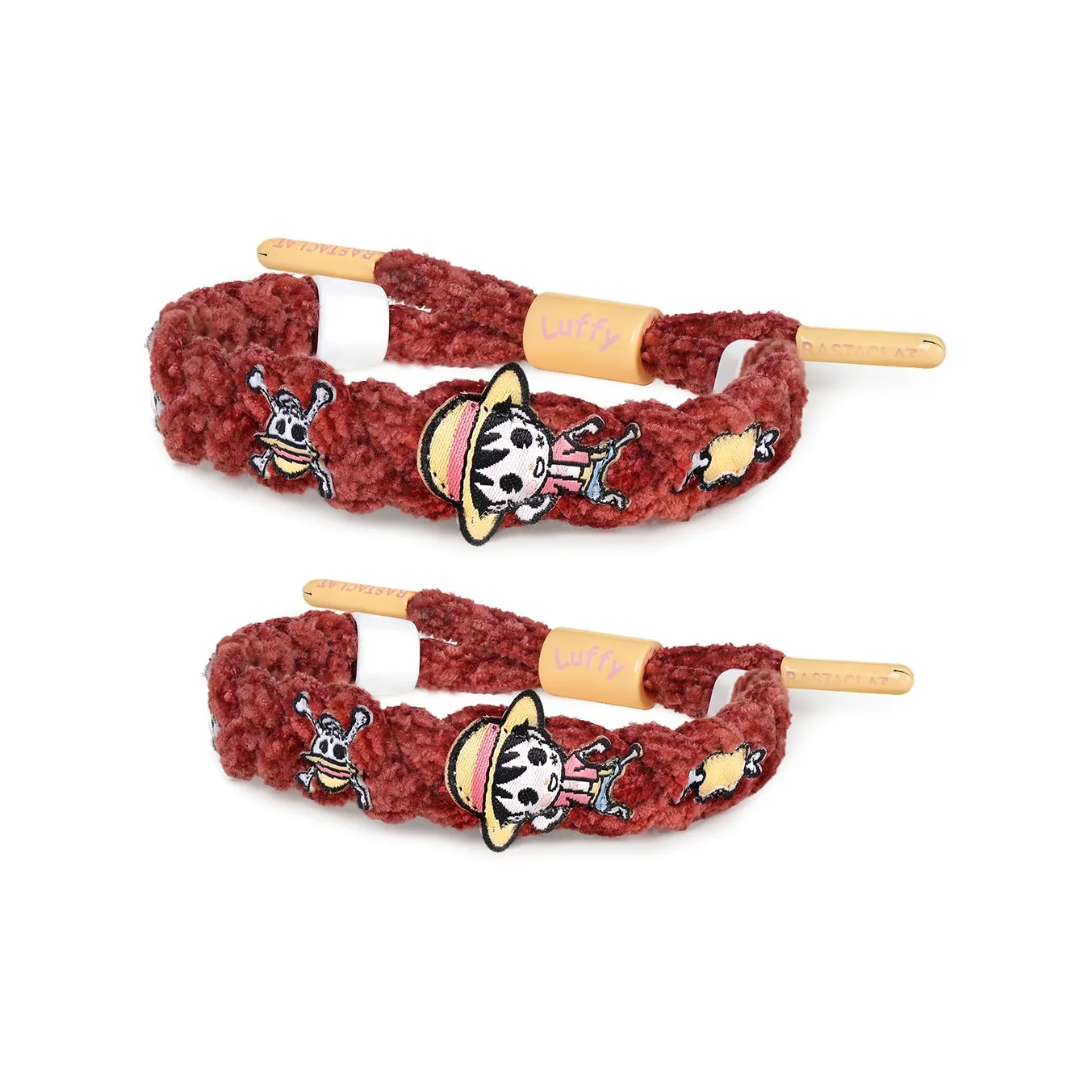 Rastaclat x One Piece Polyester Small Lion Woven Bracelet Unisex