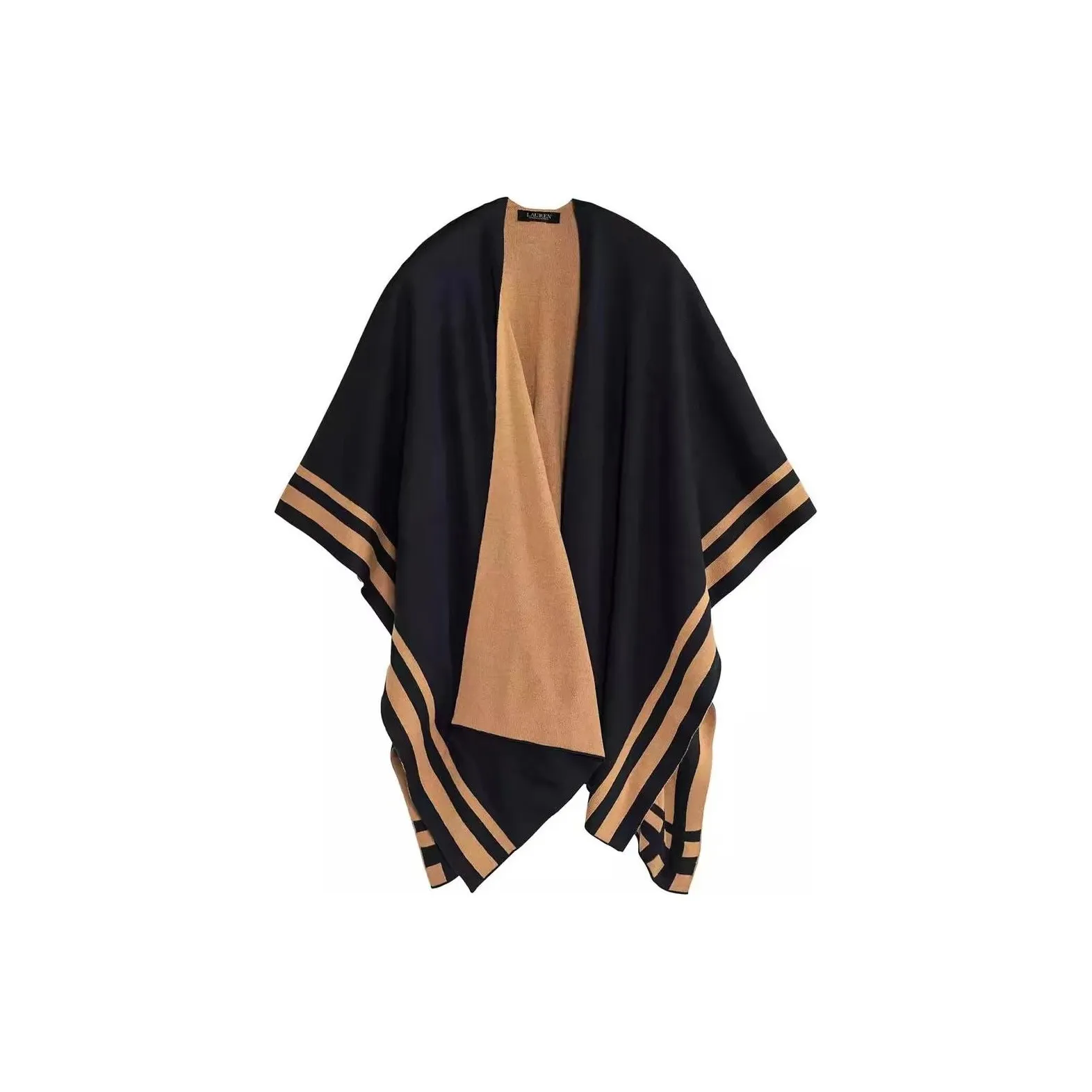 Ralph Lauren Акрил Шерсть Акрил Палантины Женские Черный