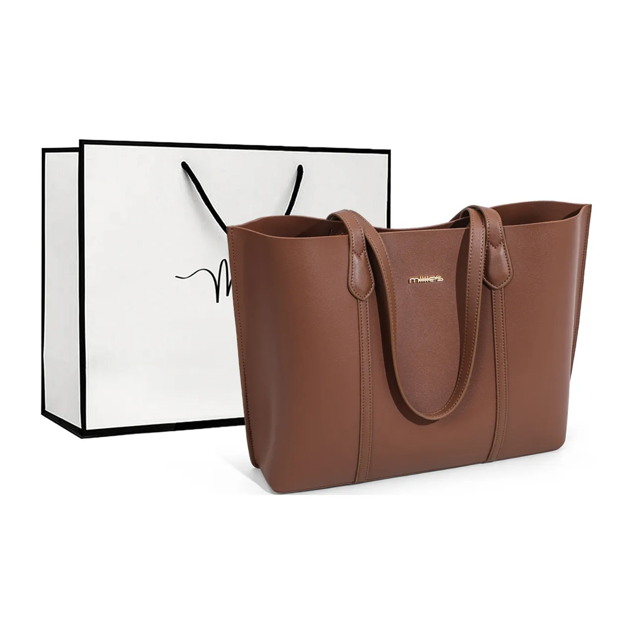 MILLIE'S Композитный материал Тоут Сумка Сумка для покупок Портативная Подмышечная Сумка на плечо Стандартная Женская