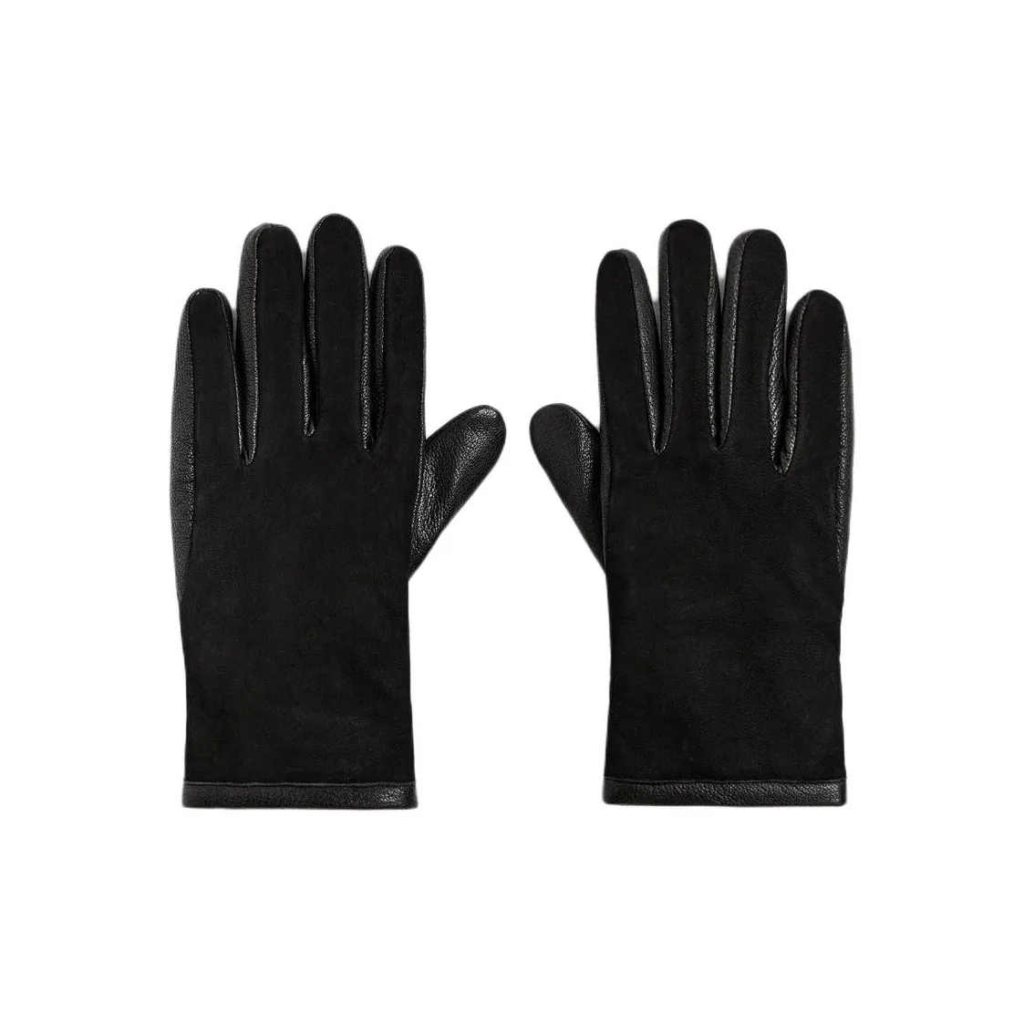 ZARA Полиэстер Перчатки Мужские Черные Коричневые