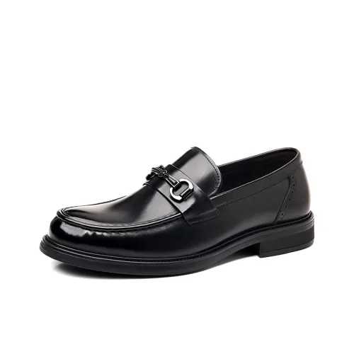 Help Мужские повседневные туфли Low Top Черные для мужчин