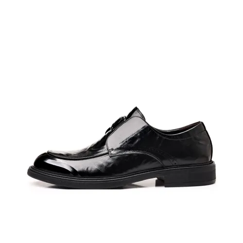 Help Мужские повседневные туфли Low Top Черные для мужчин