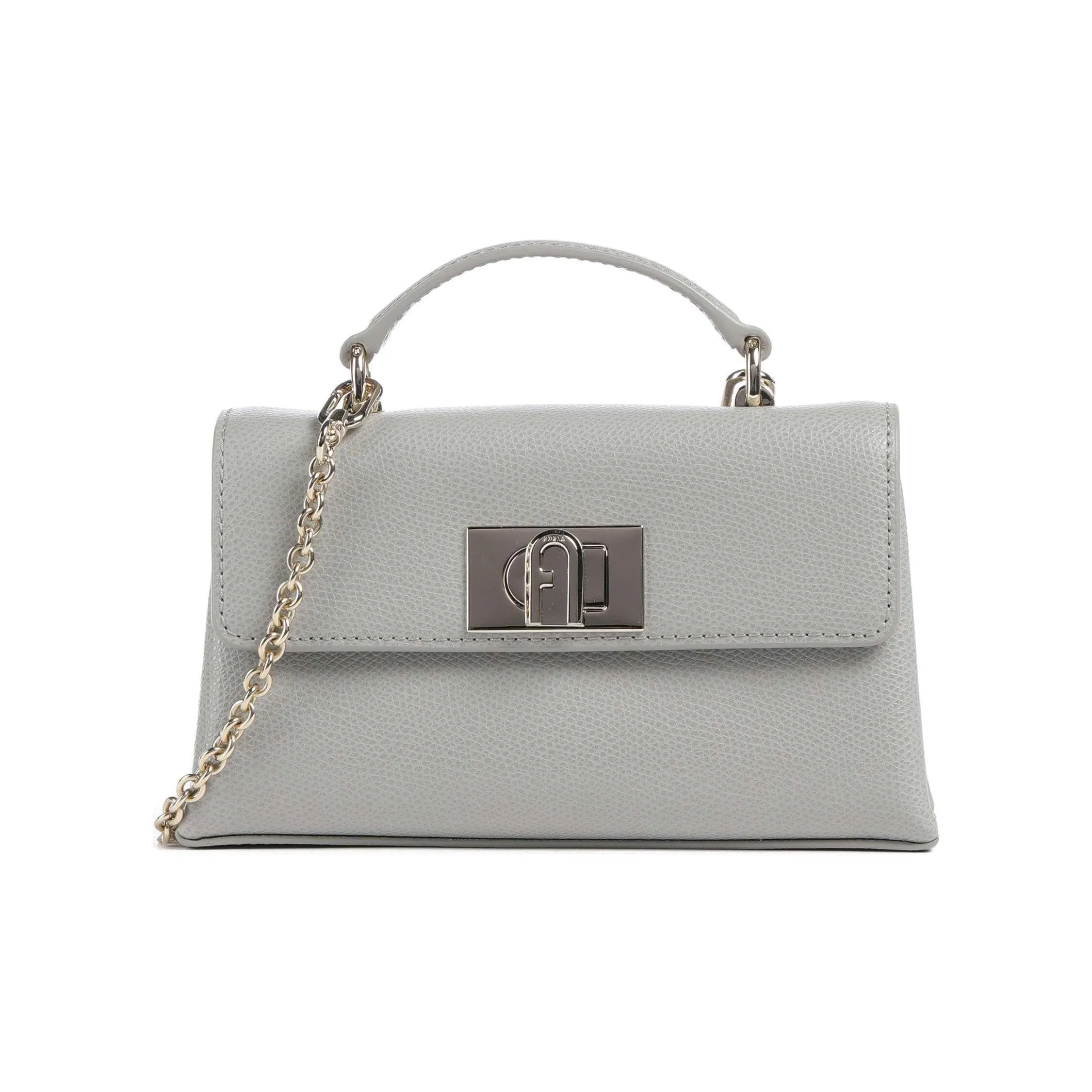 Furla 1927 Collection GRAIN LEATHER Сумка через плечо Сумка Мини Женская Серый