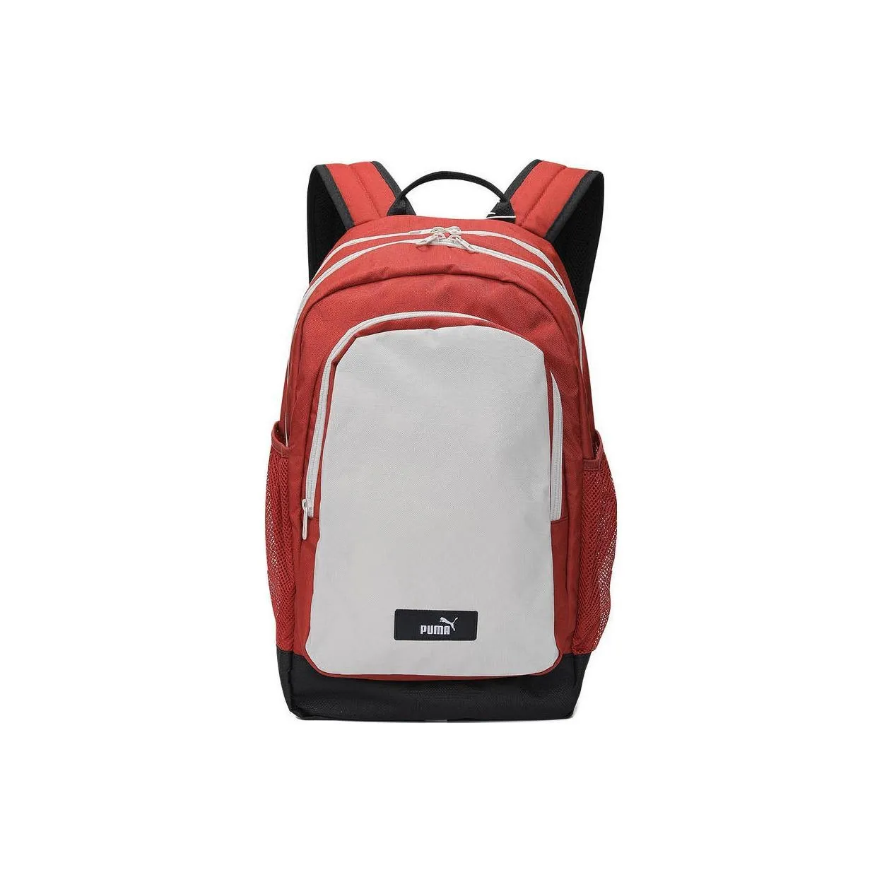 PUMA Polyester Backpack Medium Size Unisex Red & White