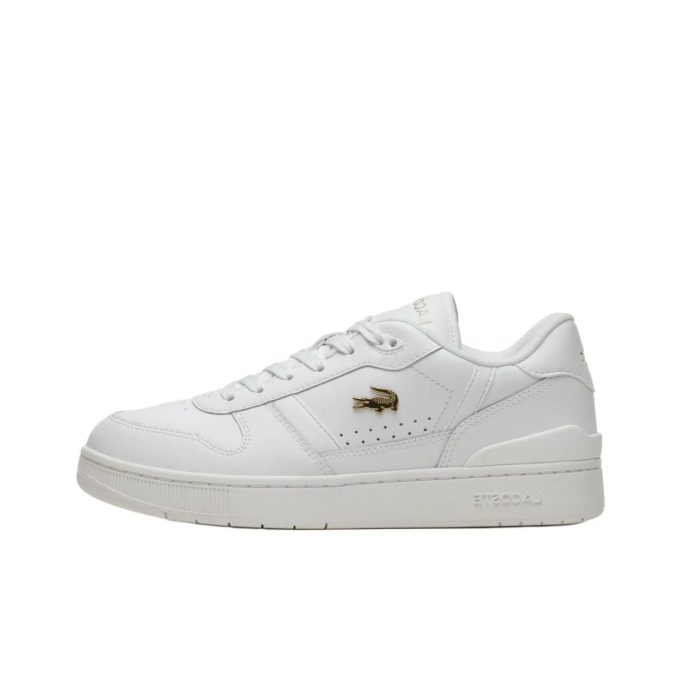 LACOSTE T Clip Slip Resistant Low Top Skateboard Shoes Women's White
