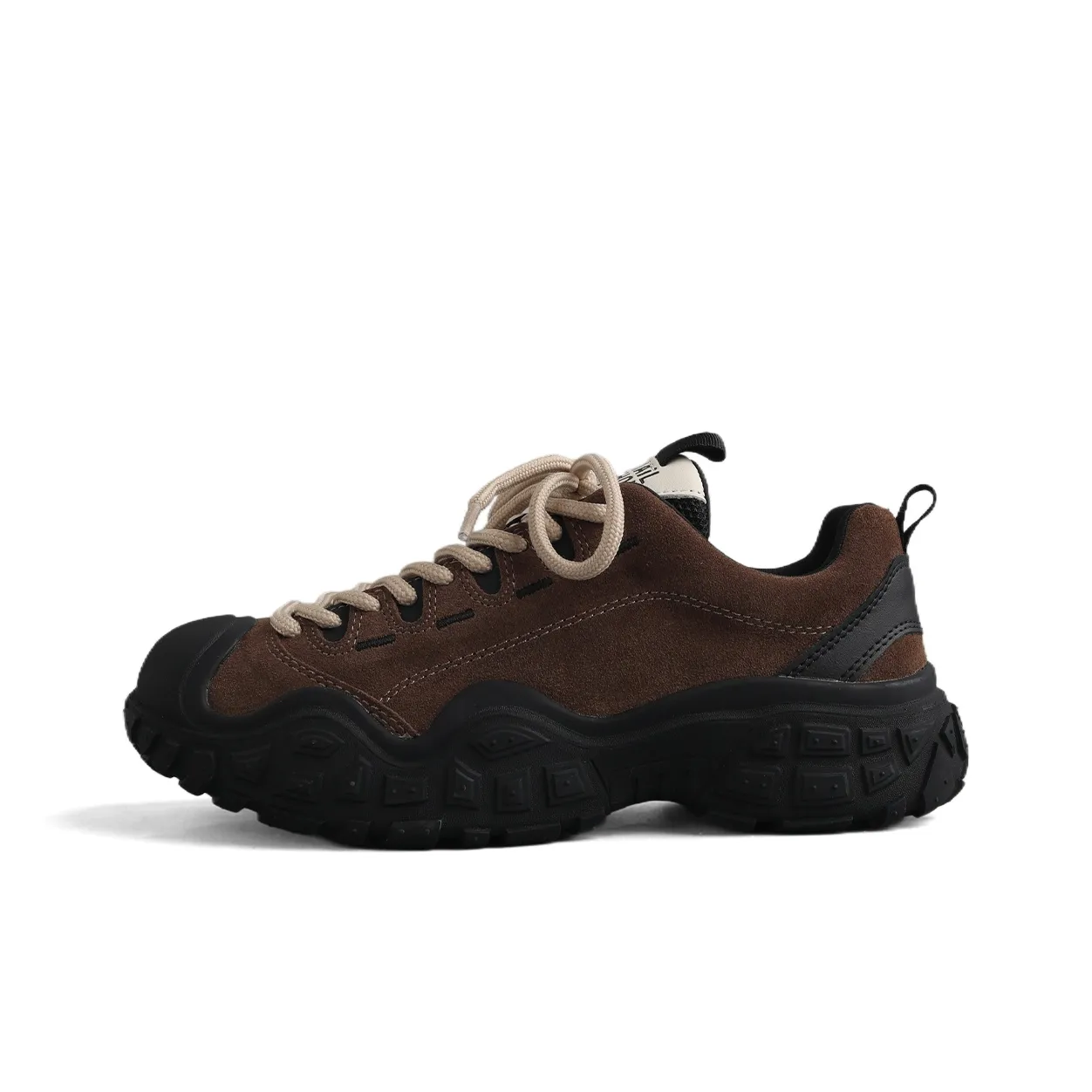 Shougu Casual Shoes Women's Low Top Coffee/Instagram/Brown Red
