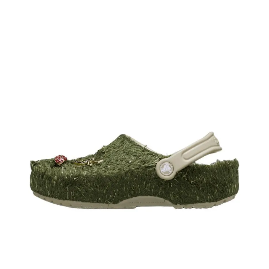 Crocs Abrasion Resistant Low Top Casual Shoes Unisex Green