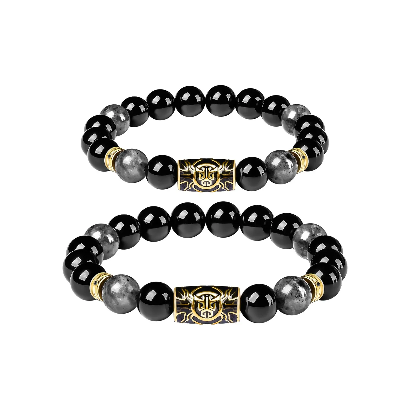 Rastaclat Agate Small Lion Beaded Bracelet Unisex