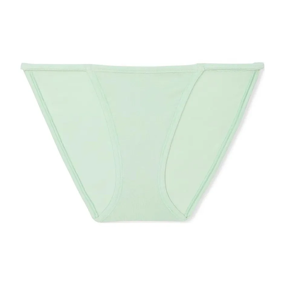 Victoria's Secret PINK Cotton String Bikini Panty / MLG Underpants Women's 1 Pack Mint Green