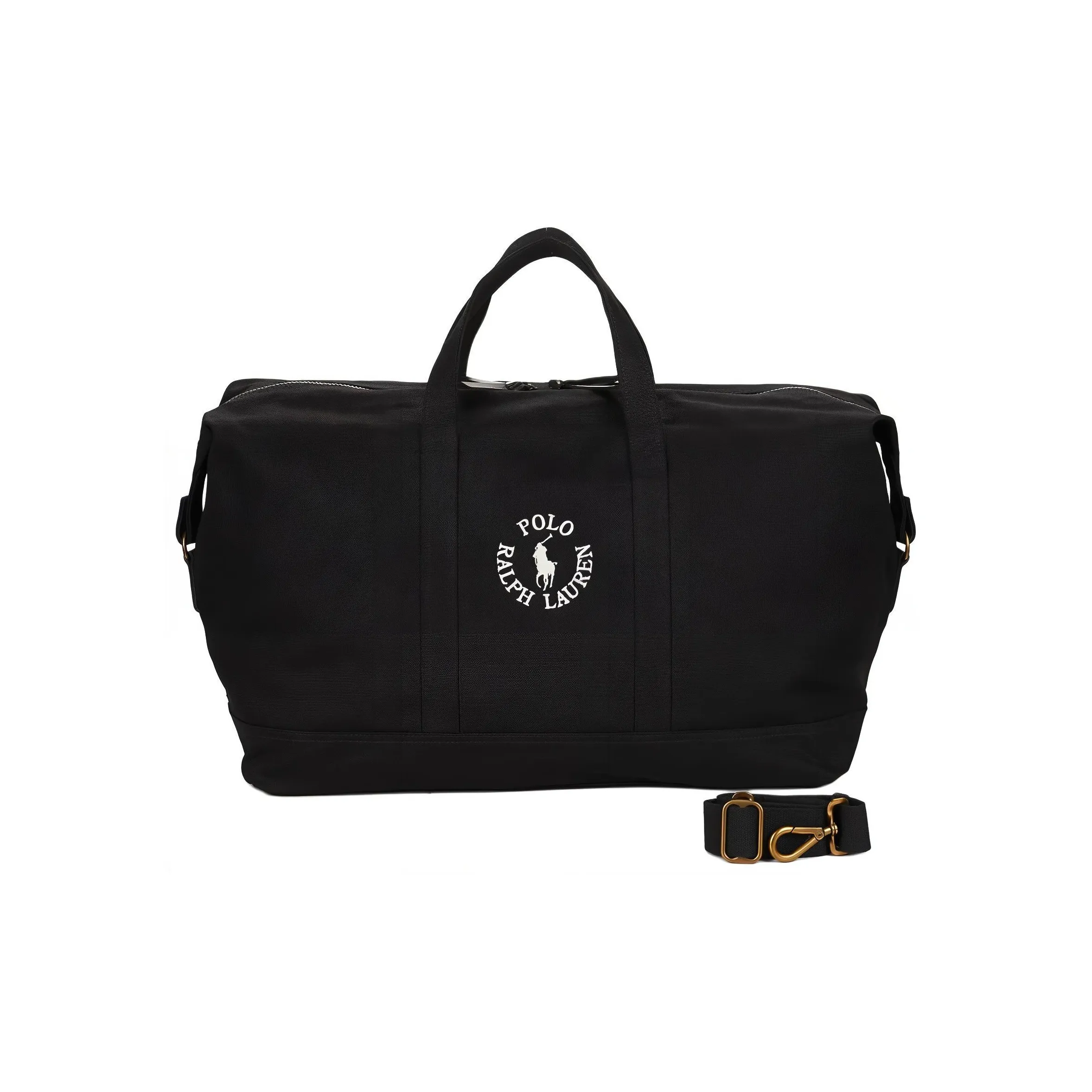 Polo Ralph Lauren Canvas Bag, Portable One Shoulder Travel Bag Men's Black