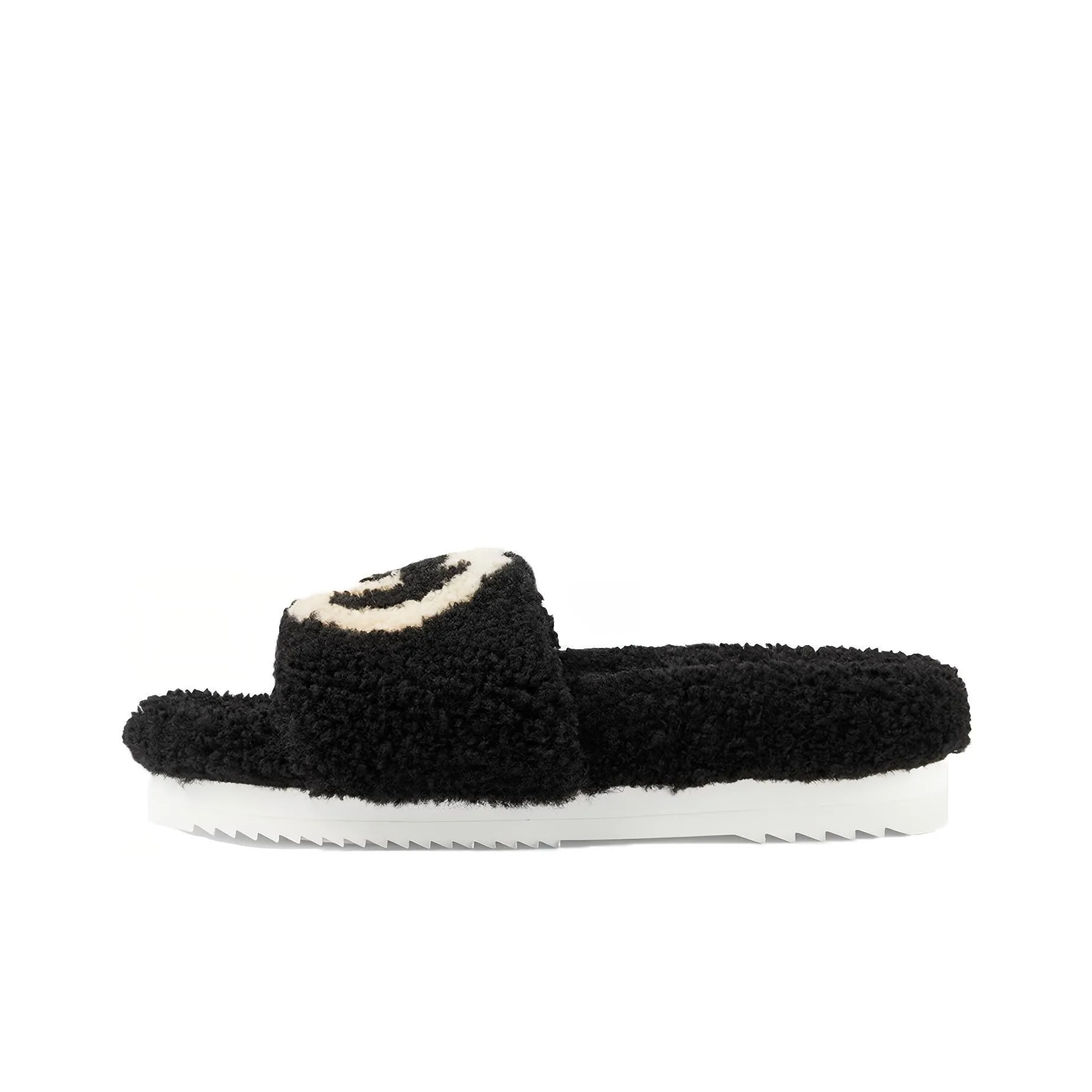 GUCCI Women's Slide 'Interlocking G Merino Wool Black' Women's