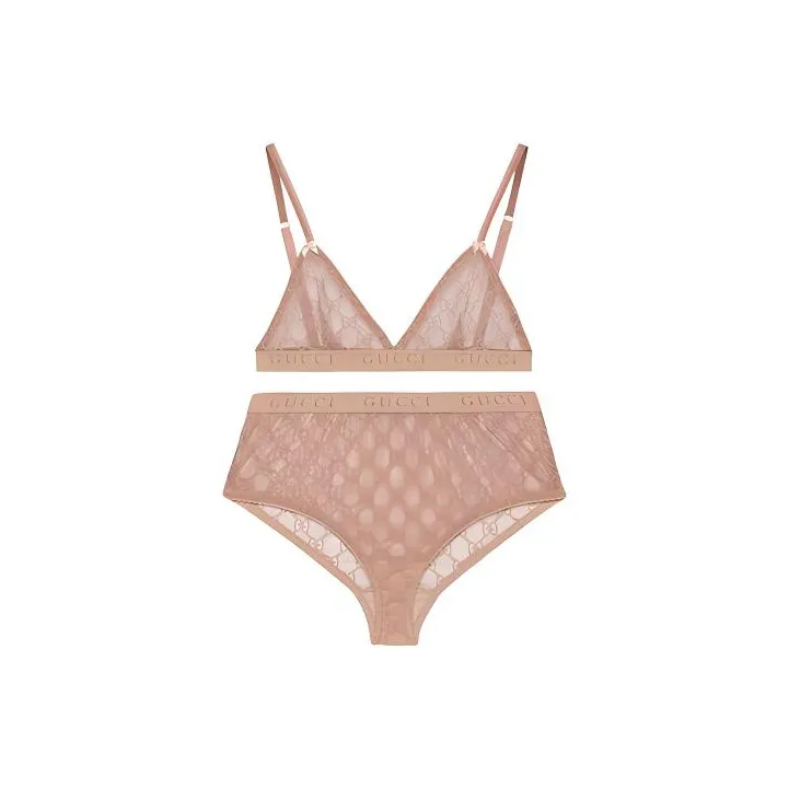 GUCCI Gg Tulle Lingerie Set