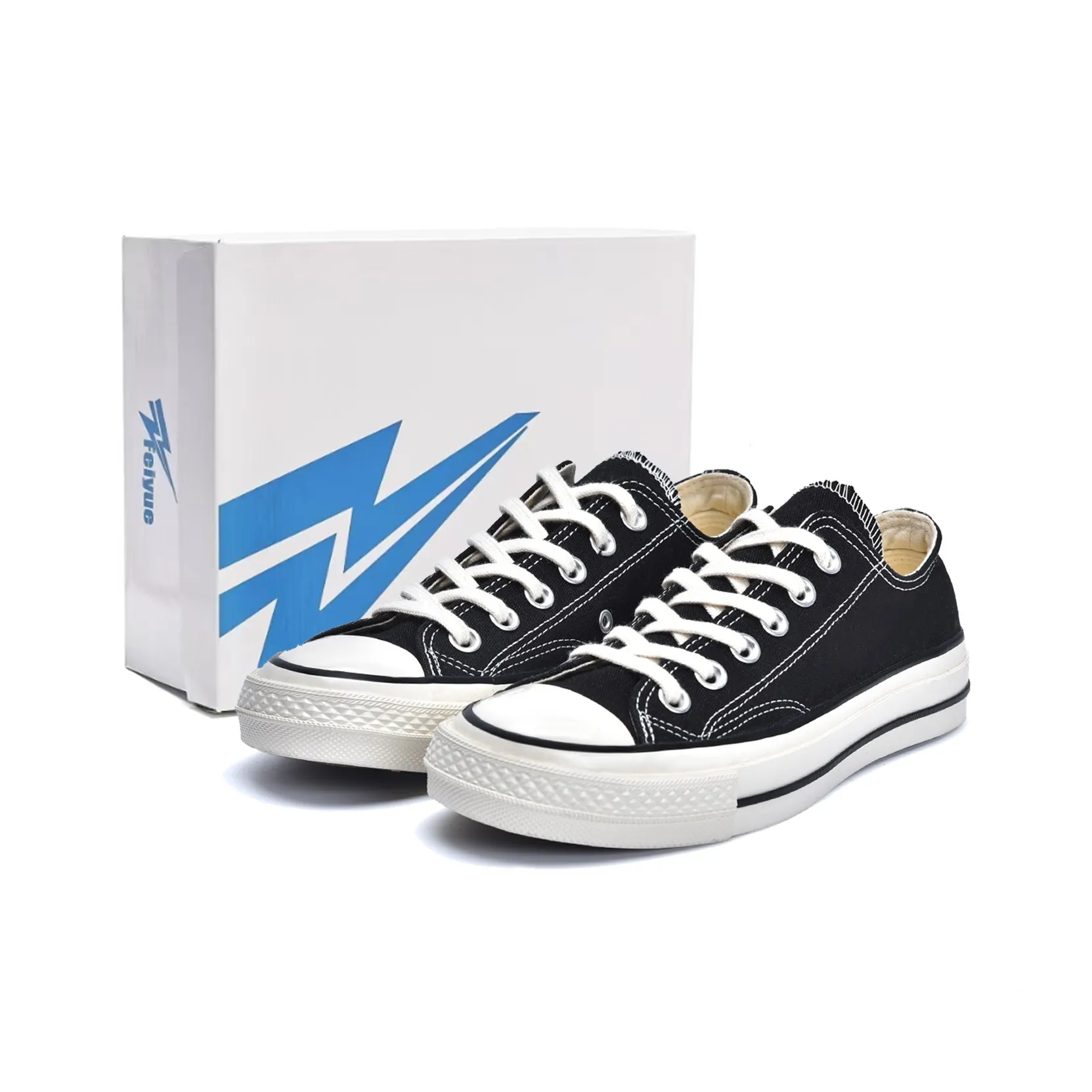 Feiyue Fashion Versatile Anti-Slip And Wear-Resistant Breathable Low-Top Canvas Shoes Unisex White