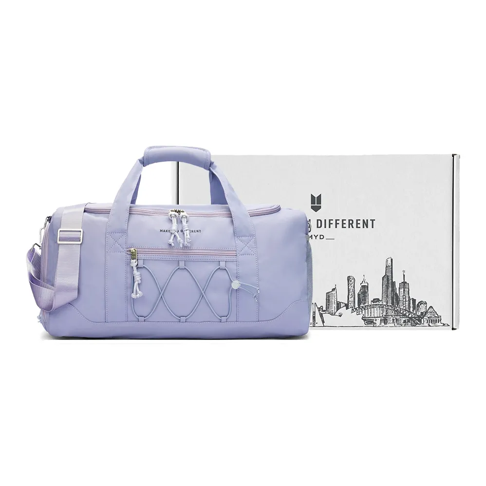 MYD Полиамид Сумка через плечо Сумка для путешествий Средняя Унисекс Лаванда Ежевика