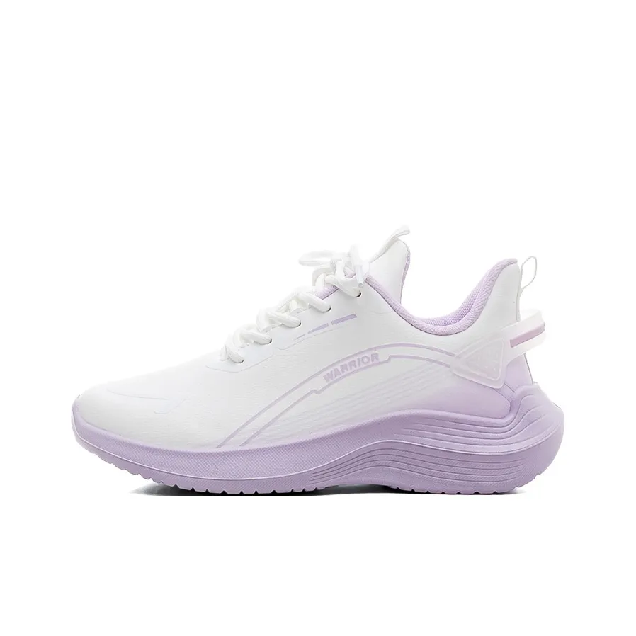 Warrior Беговые кроссовки Низкий Верх Белый Светло-фиолетовый Женские