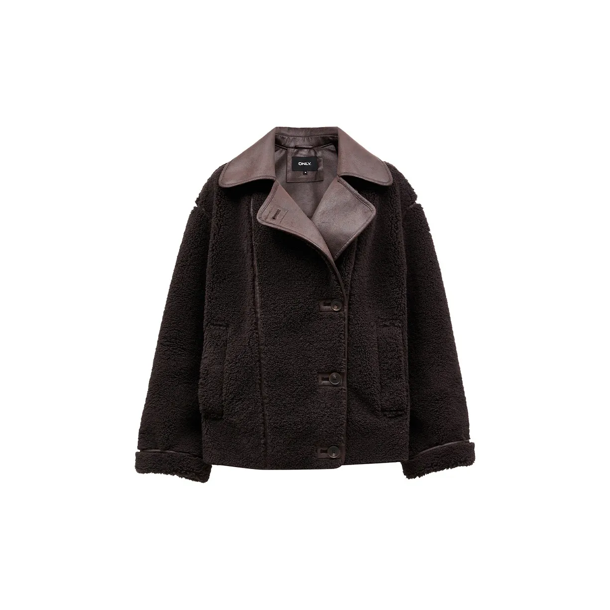ONLY Puffer Jacket Women's Coffee Bean Color