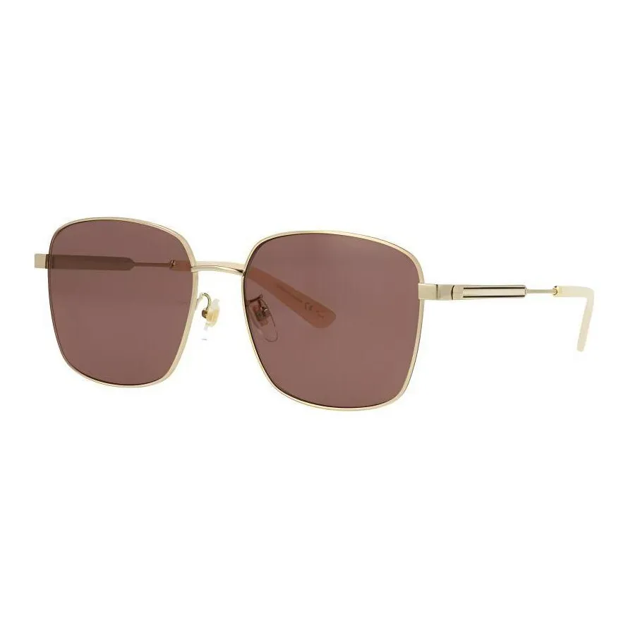 GUCCI Web Sunglasses Women's Dark Brown