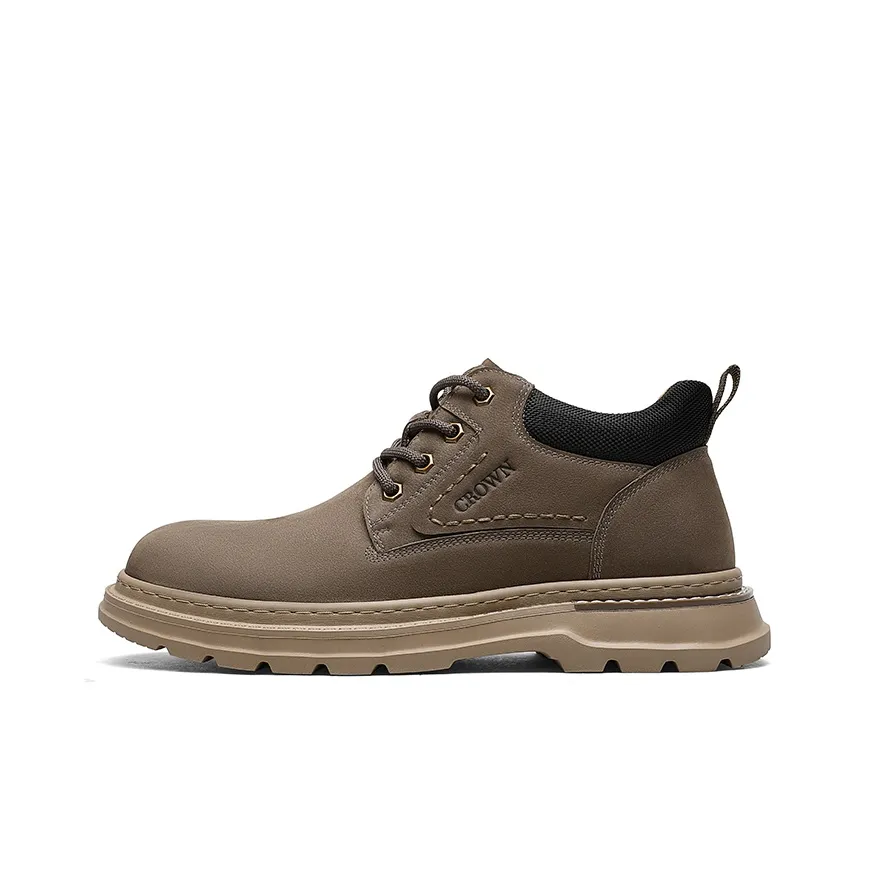 CROWN Work Boots Men's Low Top Black