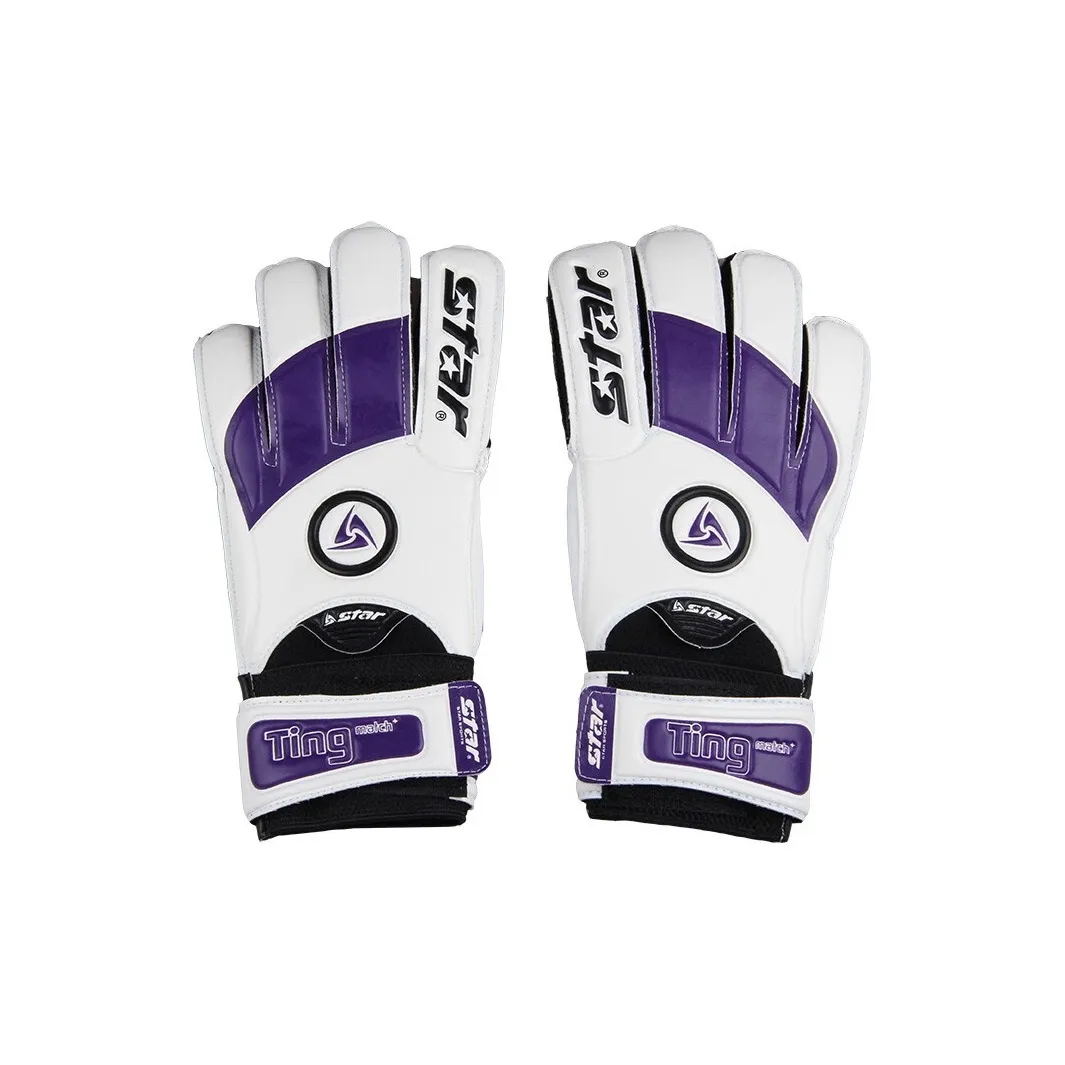 Star Goalkeeper Gloves LATEX PVC Latex Longmen Jiao S Unisex