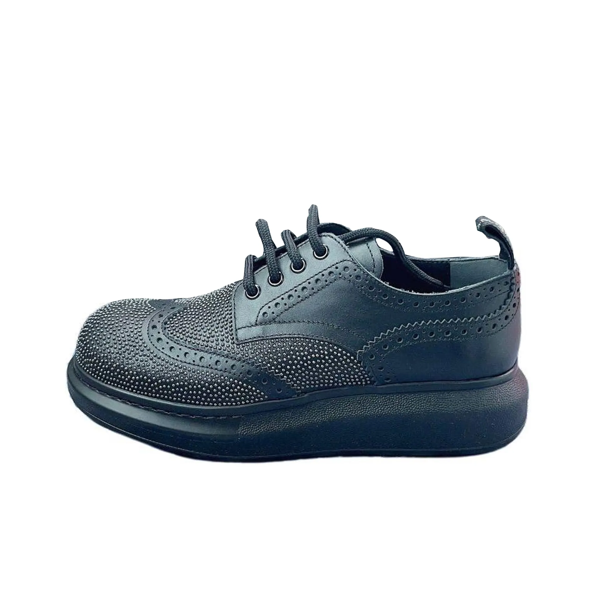 Alexander McQueen Low Top Skateboard Shoes Men's Black