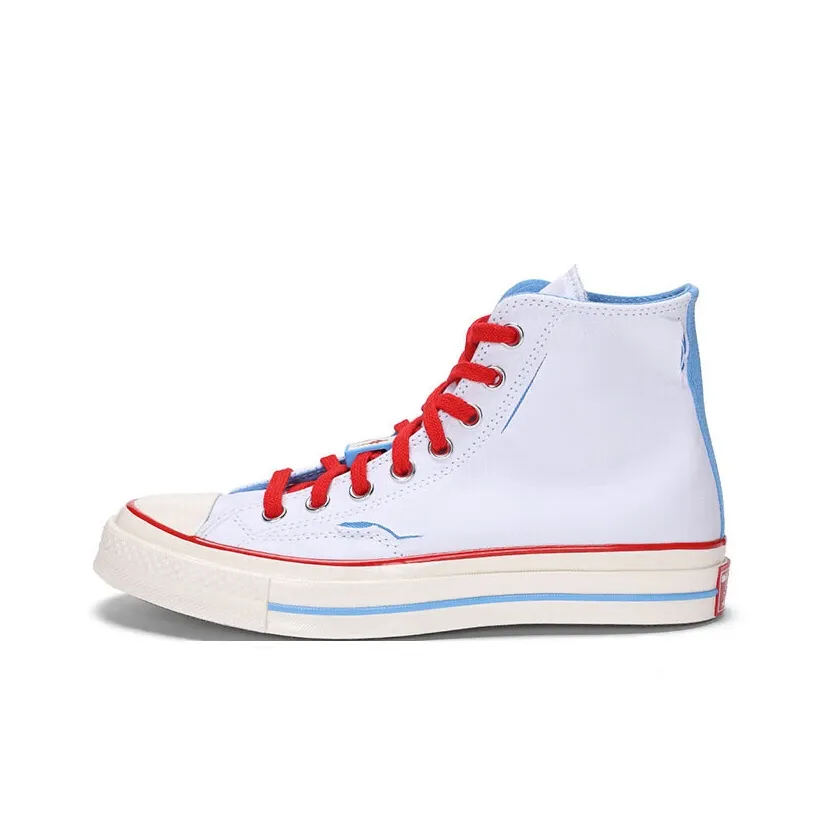 Converse CHUCK TAYLOR High Top Canvas Shoes Unisex White Blue