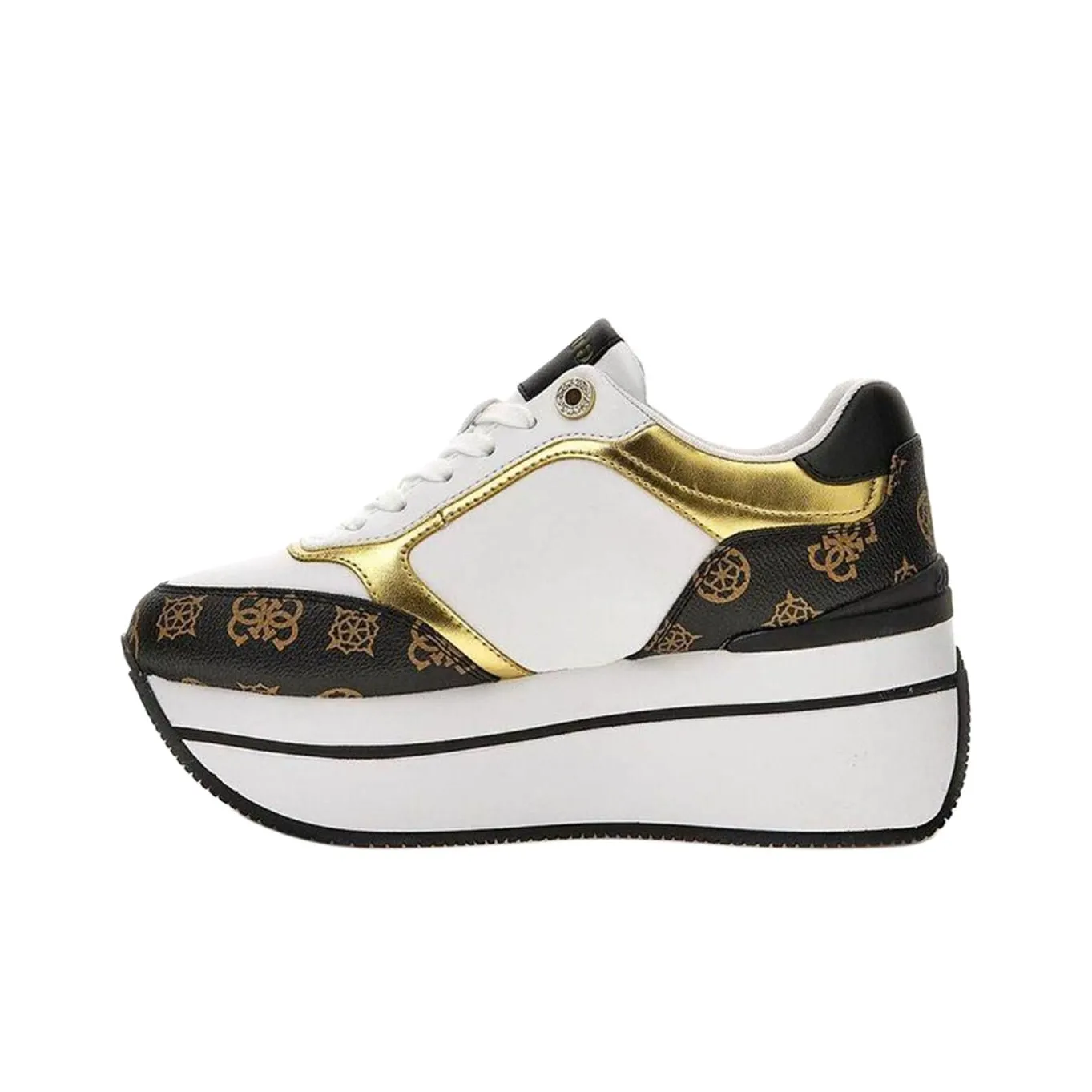 GUESS Camrio Low Top Skateboard Shoes Women's Gold